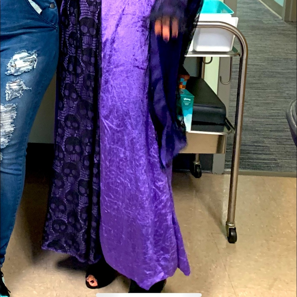 The purple moon Halloween costume whit hat, I have the broom too, if you want